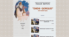 Desktop Screenshot of dede-qorqud.net