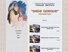 Tablet Screenshot of dede-qorqud.net